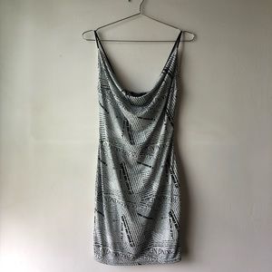 Nasty gal Newspaper Print Dress